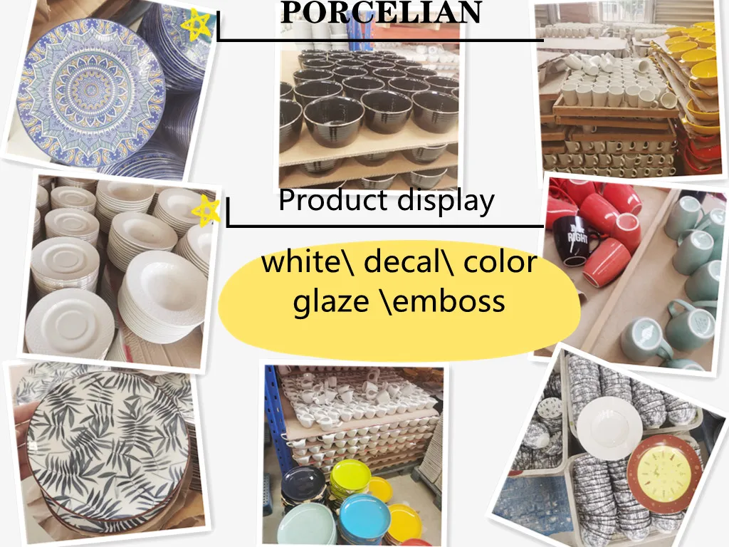 Wholesale Stoneware Ceramic Dinner Set Hand Painted 16PC Tableware