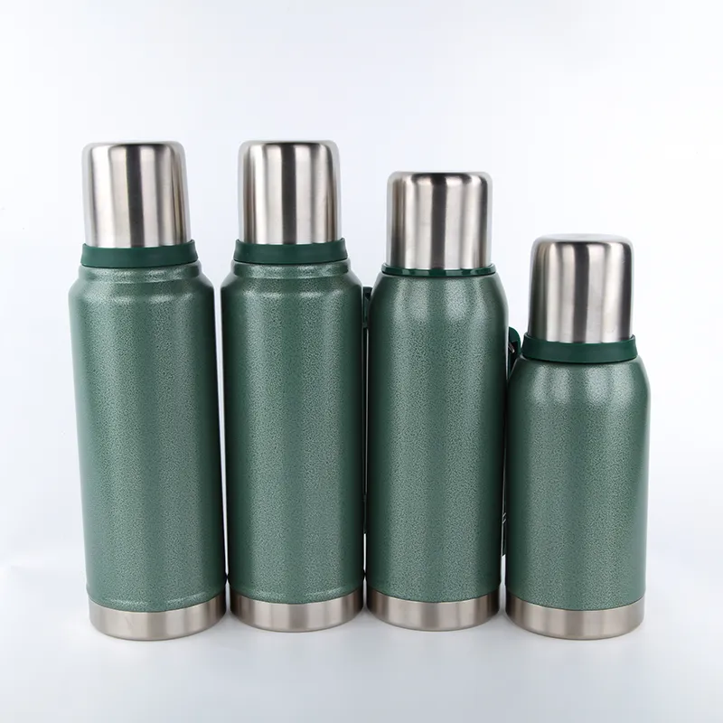 Wide Opening Double Wall Vacuum Insulated Thermo Water Bottle
