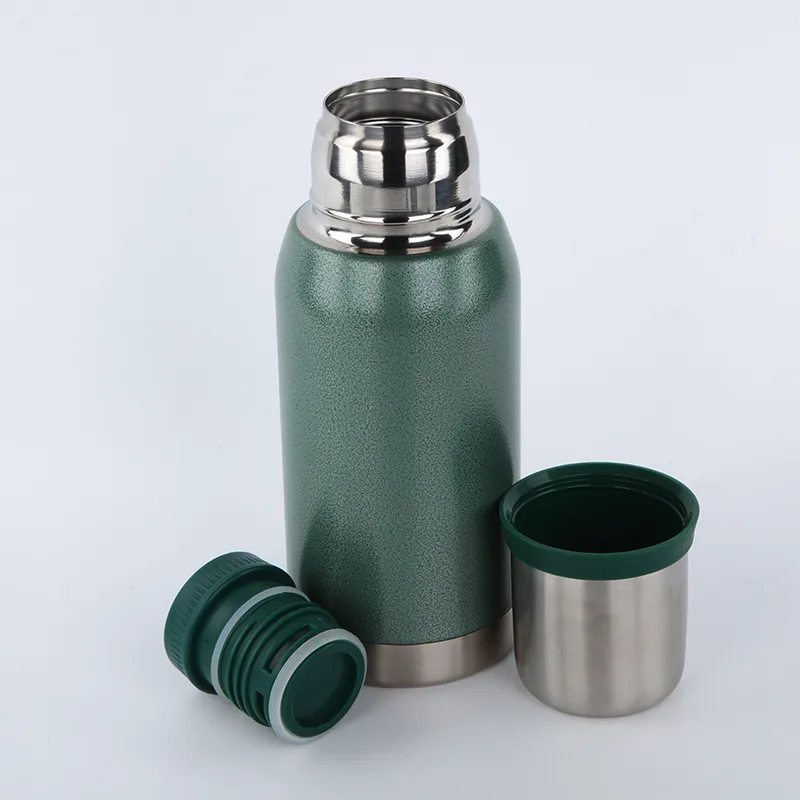 Wide Opening Double Wall Vacuum Insulated Thermo Water Bottle