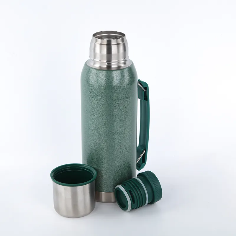Wide Opening Double Wall Vacuum Insulated Thermo Water Bottle