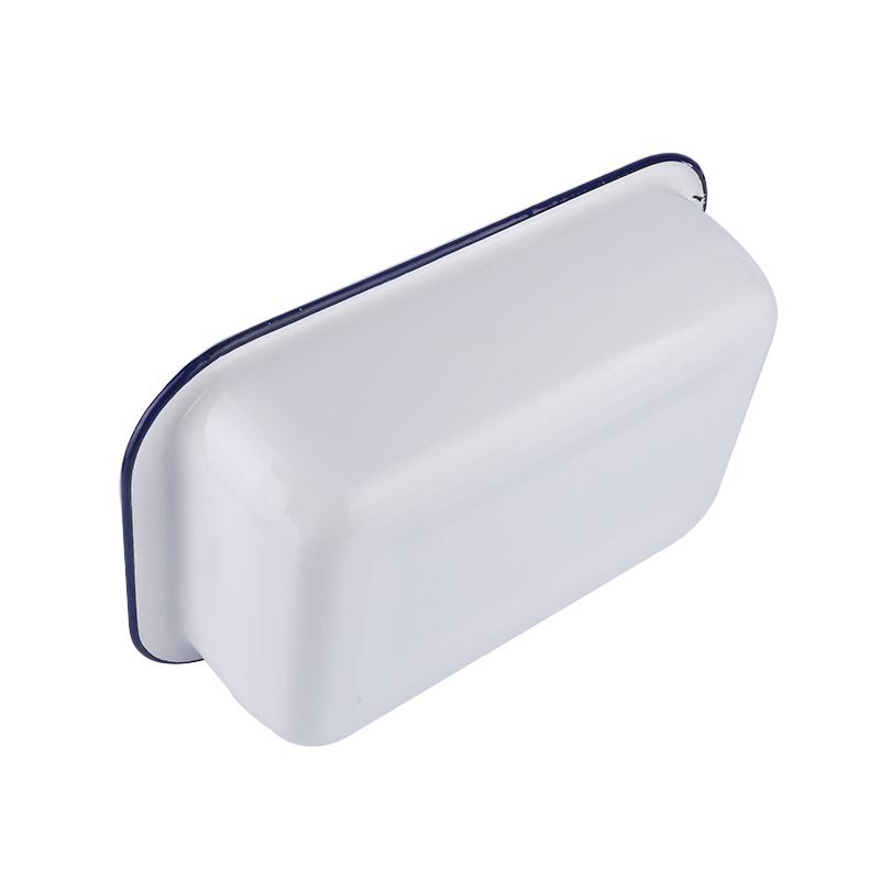 Wide Side Pan Rectangle Bread Pan Carbon Steel Baking Tool BBQ Pan Enamel Baking Oven Tool